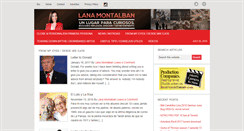 Desktop Screenshot of lanamontalban.com