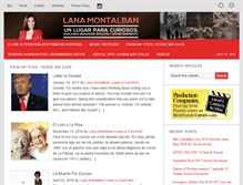 Tablet Screenshot of lanamontalban.com